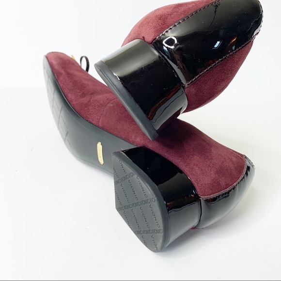 Vionic Daphne Suede Patent Block Heel Size 9.5 - Picture 11 of 11